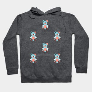 Bear pattern Hoodie